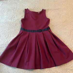Janie & Jack Plum pleated dress